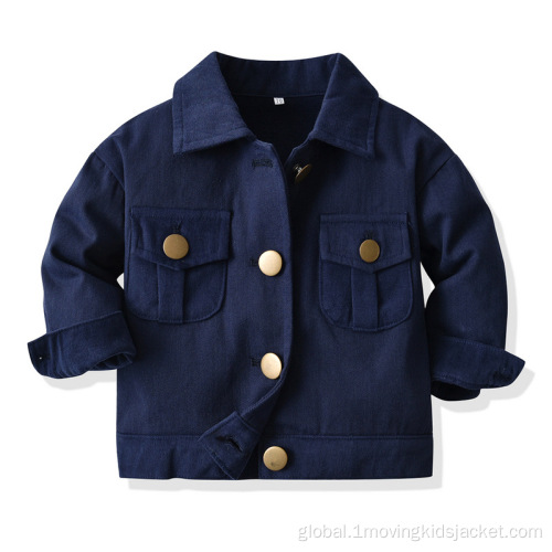 Autumn Lapel Jacket Autumn New Jacket Children's Casual Lapel Jacket Factory